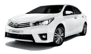 Corolla color blanco